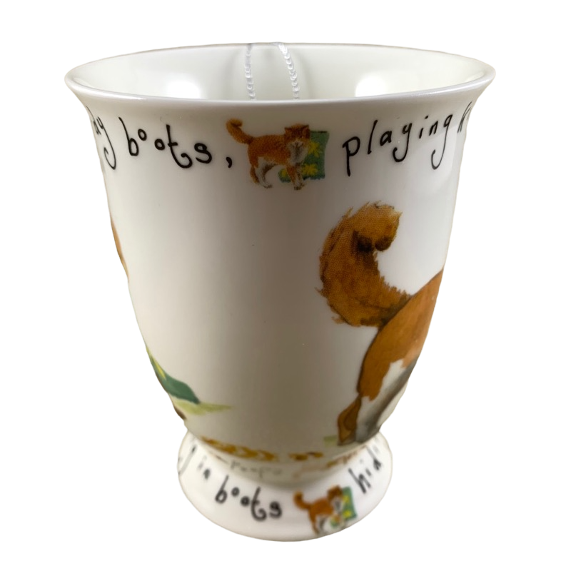 Kittenish Pursuits & Hiding Pedestal Mug Kent Pottery NEW IN BOX