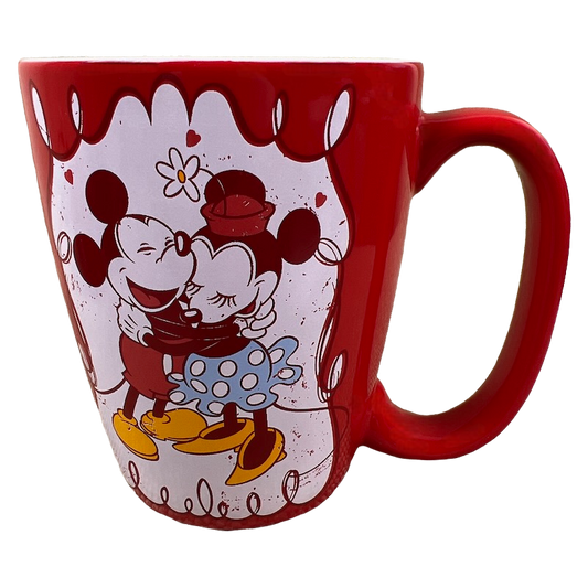 Mickey Mouse & Minnie Mouse Hugging Love Mickey Mug Disney Store