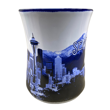 Seattle Skyline Embossed Mug
