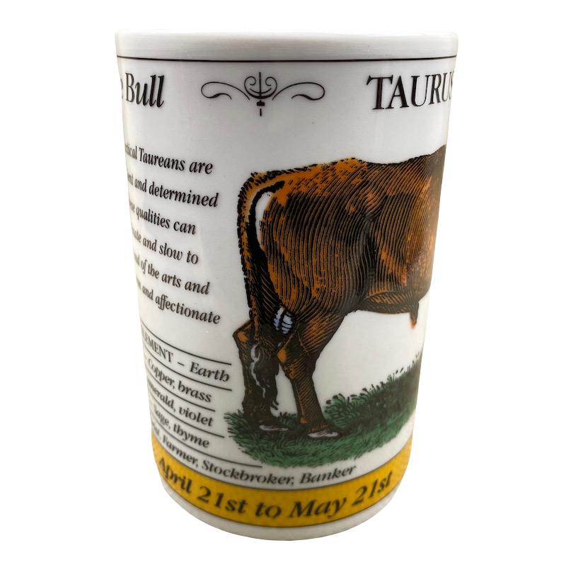 Taurus The Bull Zodiac Mug Dunoon