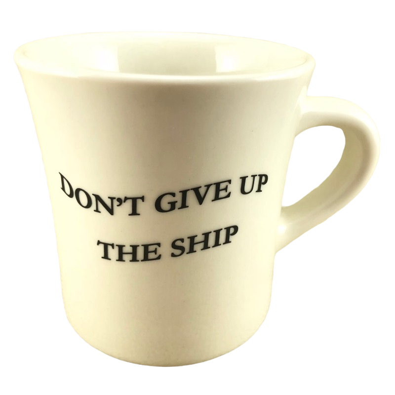 U.S. Brig Niagara Don't Give Up The Ship Mug Niagara China