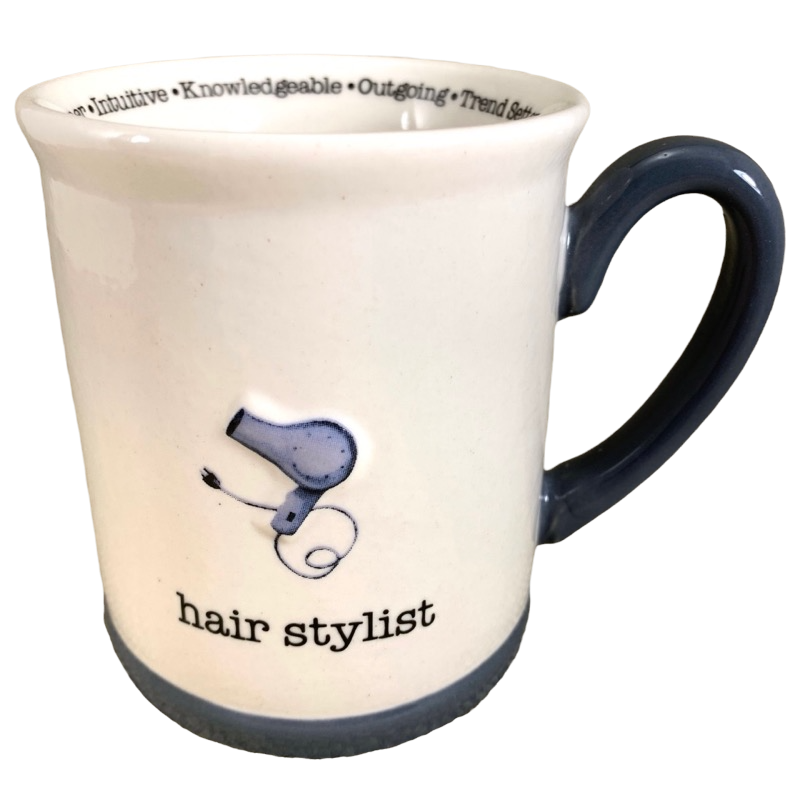 Hair Stylist Embossed Hair Dryer Mug Papel Giftware