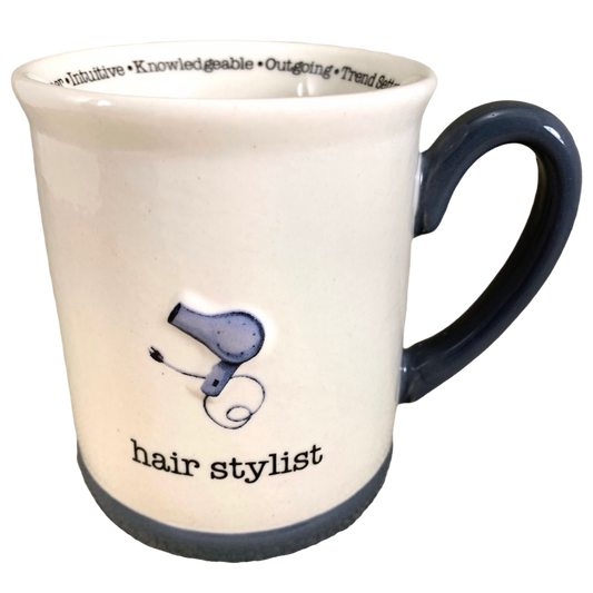Hair Stylist Embossed Hair Dryer Mug Papel Giftware