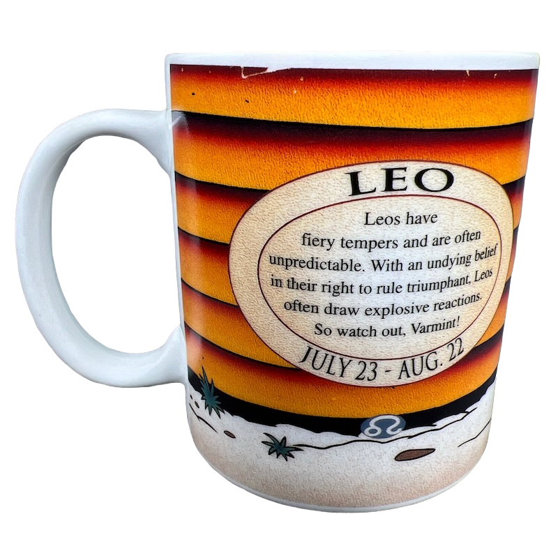 Yosemite Sam Looney Tunes Leo Astrology Zodiac Mug Sun Signs