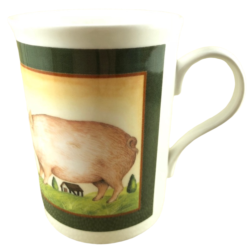 Annandale Farm Pig Mug Crown Trent