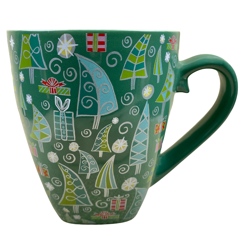 Christmas Trees & Gifts Barista Mug 2003 Starbucks