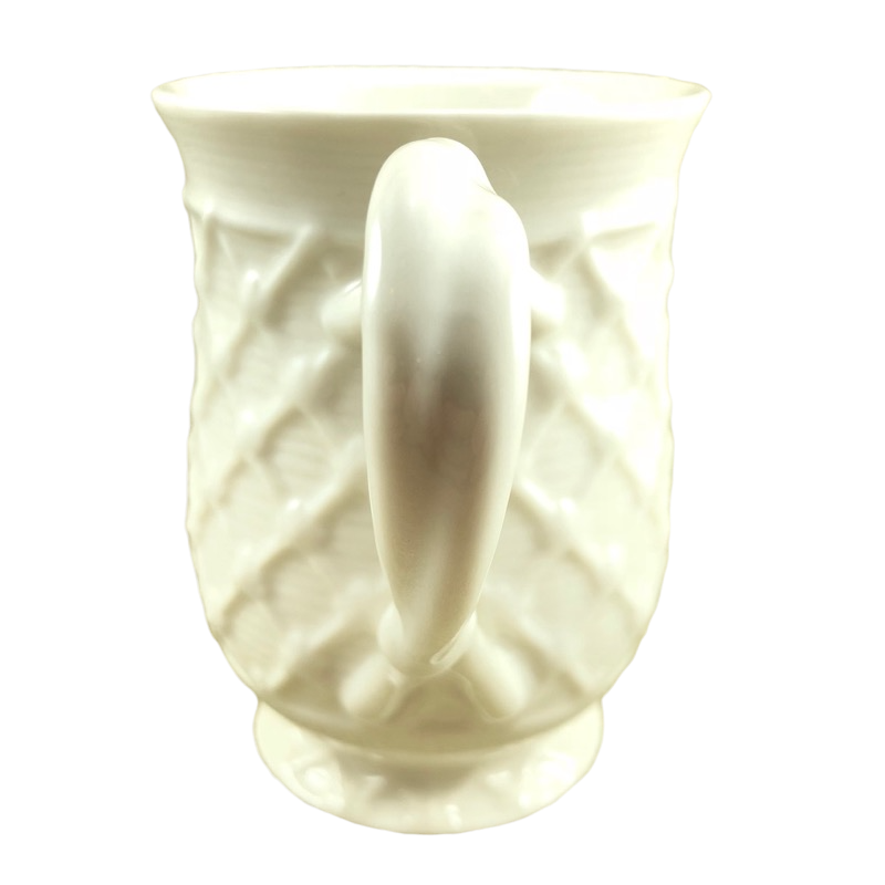 Victorian Bird Embossed Lattice Gracie China Mug Coastline Imports