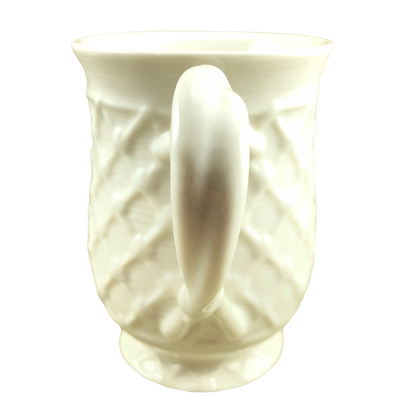 Victorian Bird Embossed Lattice Gracie China Mug Coastline Imports