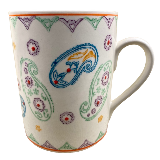 Paisley Pattern Embossed Beaded Mug World Market