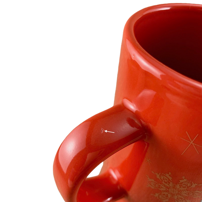 Christmas Ornament Red Mug Caribou Coffee