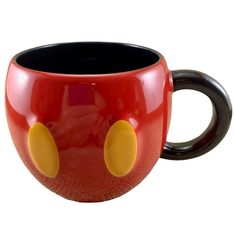 Mickey Mouse Red Pants With Embossed Gold Buttons Mug Disney Store