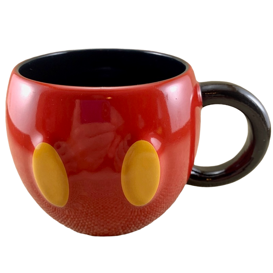 Mickey Mouse Red Pants With Embossed Gold Buttons Mug Disney Store