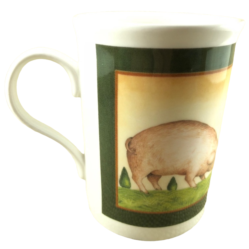 Annandale Farm Pig Mug Crown Trent