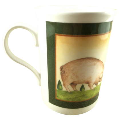 Annandale Farm Pig Mug Crown Trent