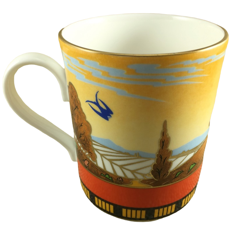 Swallows At Dusk The Art Deco Collection Mug Royal Worcester