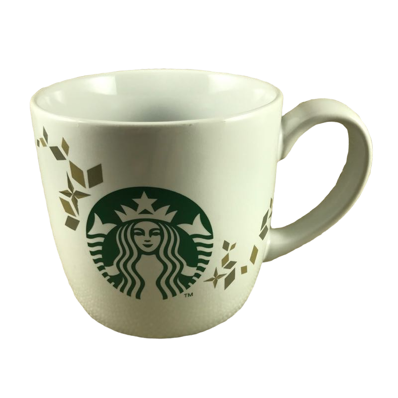 Holiday Collection Green & White Siren Logo 14oz Mug 2013 Starbucks
