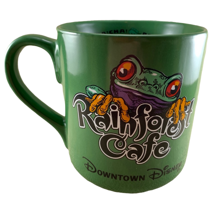 Rainforest Cafe Downtown Disney Cha! Cha! Practical Joker Wide Eyed Adventurer Mug Landry's Restaurants