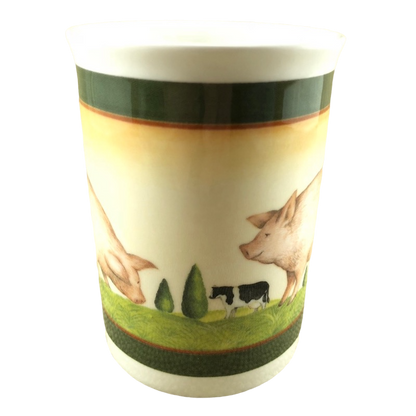 Annandale Farm Pig Mug Crown Trent
