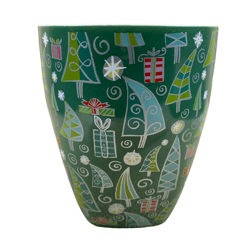 Christmas Trees & Gifts Barista Mug 2003 Starbucks