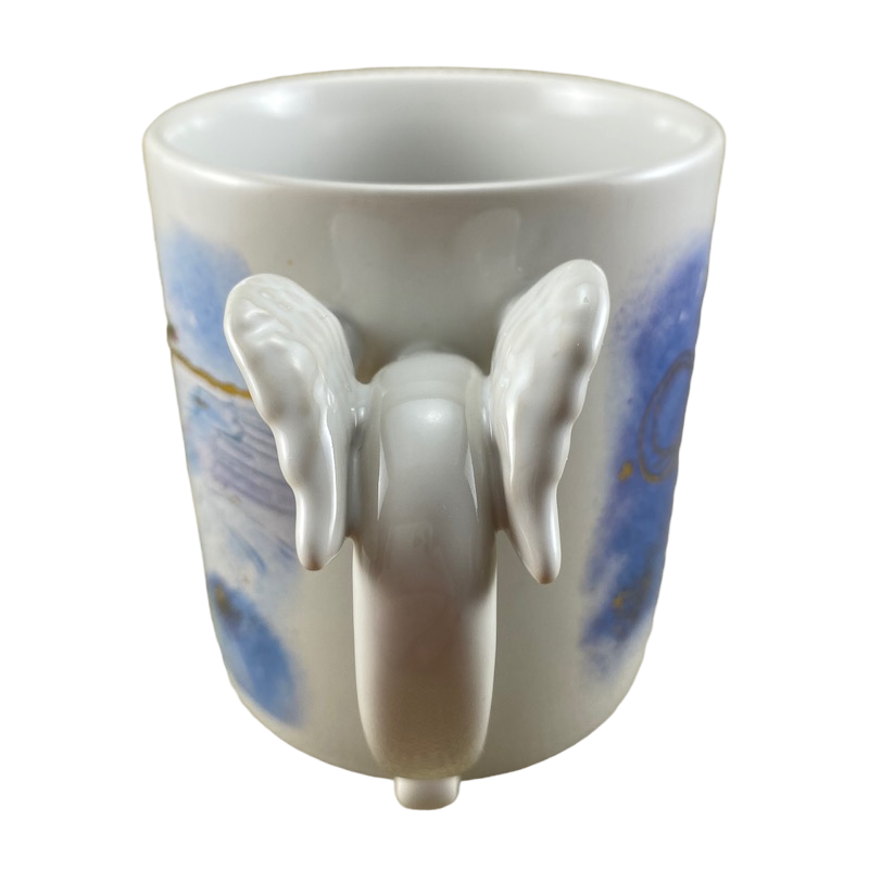 True Friendship Has An Angel's Touch It's Blessed In Every Way Angel Wings Handle Mug Avon