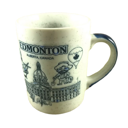 Edmonton Alberta Canada Speckled And Embossed Mug