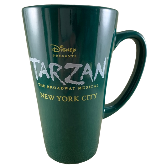 Disney Presents Tarzan The Broadway Musical New York City Tall Green Mug