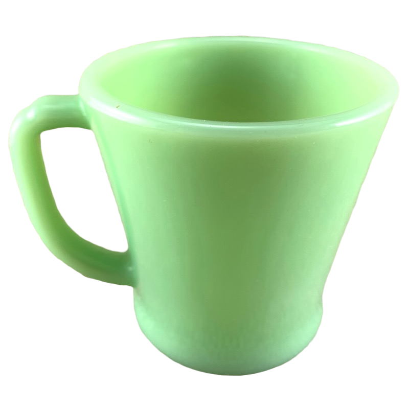 Fire King Jade-ite Green D-Handle Mug Anchor Hocking – Mug Barista