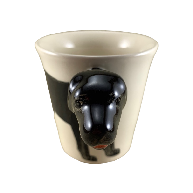 Labrador Retriever 3D Figural Head Handle Mug