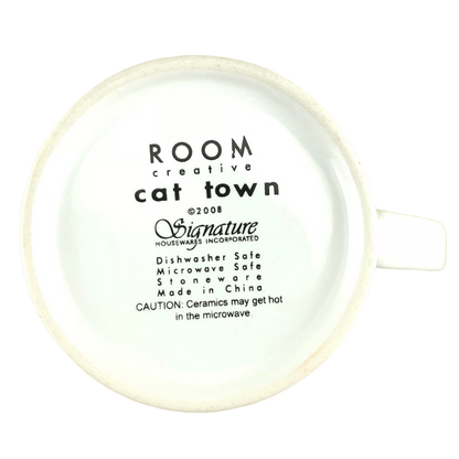 Cat Town Room Creative Mug With Lid Signature Housewares