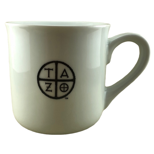 Large White Logo Mug Tazo Starbucks