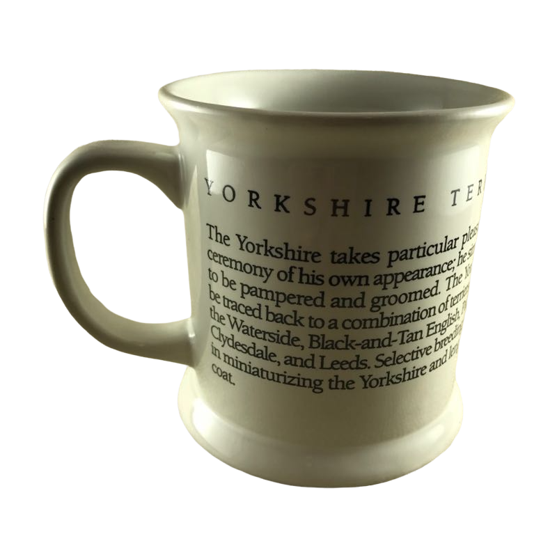 Yorkshire Terrier Footed Mug