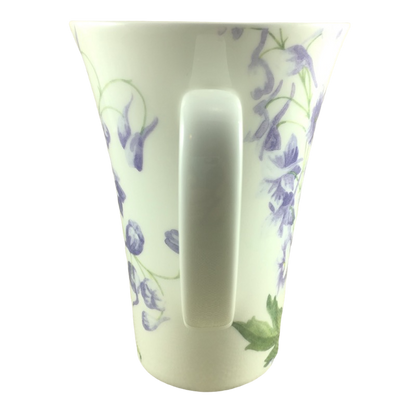 Purple And Yellow Flowers Tall Fluted Mug Crown Trent