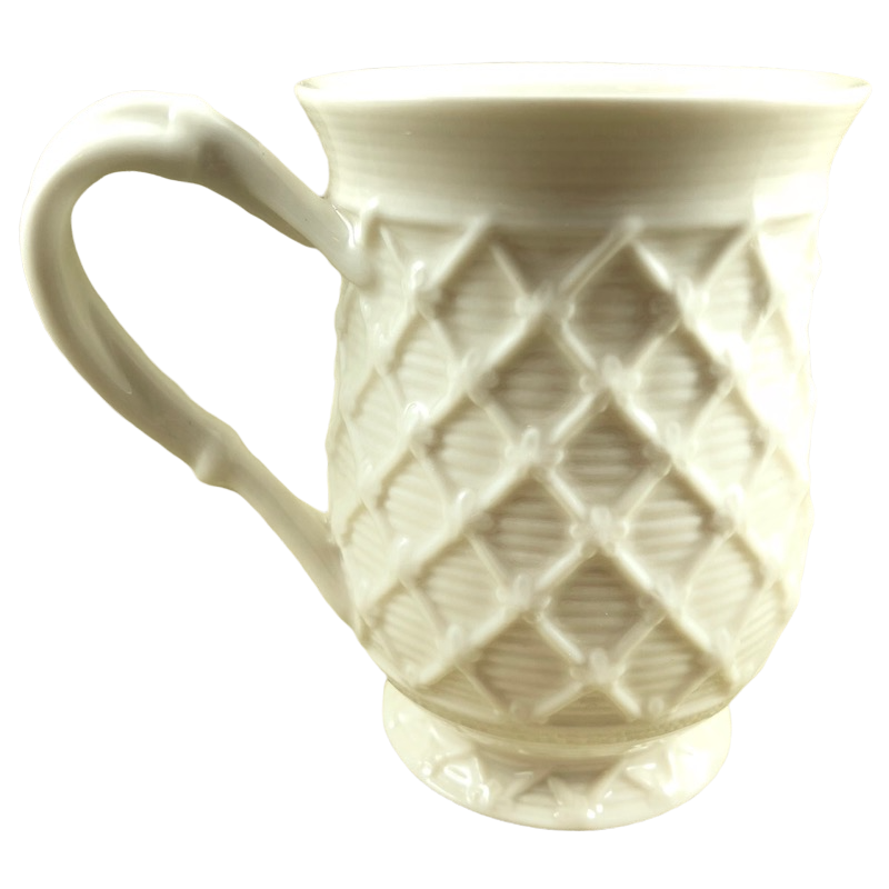 Victorian Bird Embossed Lattice Gracie China Mug Coastline Imports