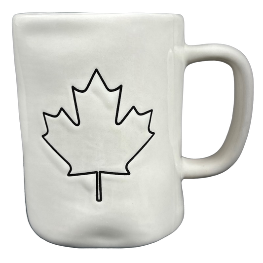 Rae Dunn 1st Edition Canadian Maple Leaf Mug No Printing Inside Magenta