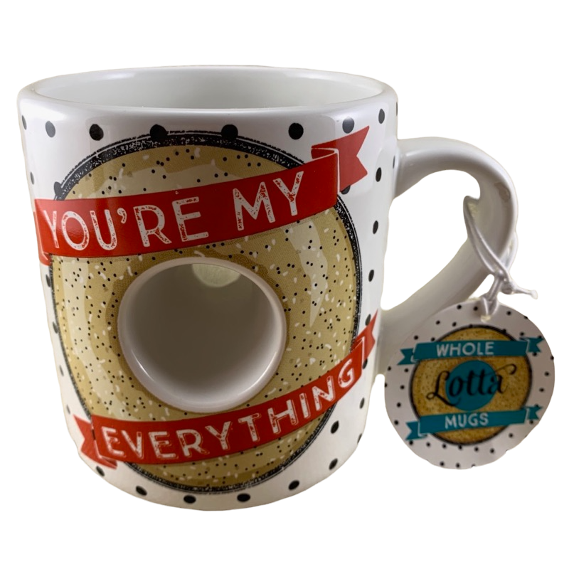 You're My Everything Bagel Whole Lotta Mugs Papel Giftware