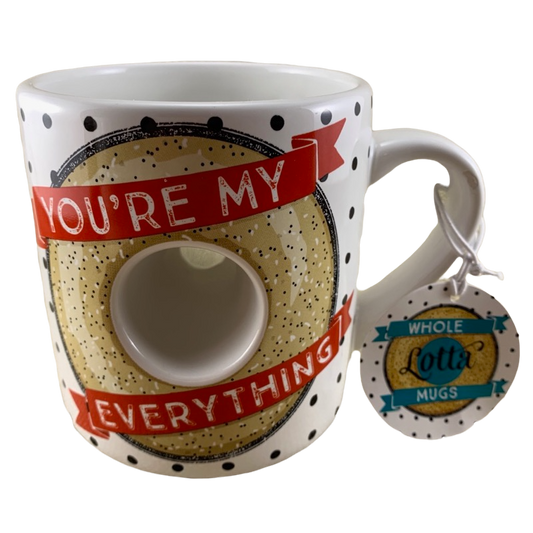 You're My Everything Bagel Whole Lotta Mugs Papel Giftware