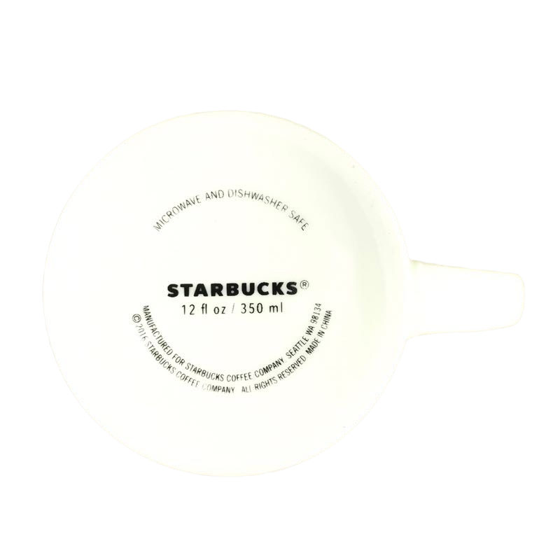 Official Starbucks Coffee Mug 12 Oz Microwave And Dishwasher Safe
