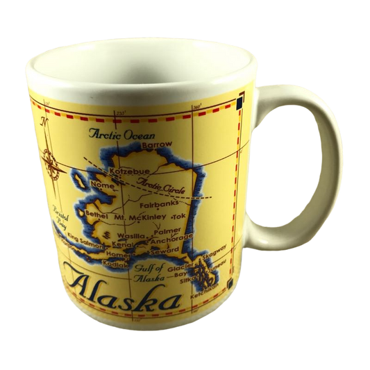Alaska Map Mug Arctic Circle Enterprises