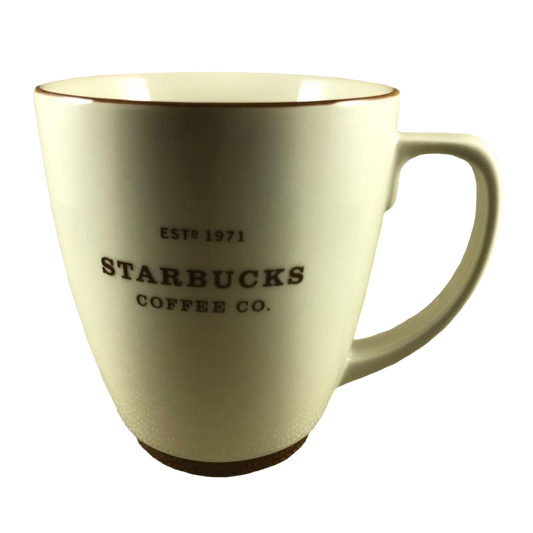 Starbucks Coffee Co. ESTD 1971 With Brown Trim Mug