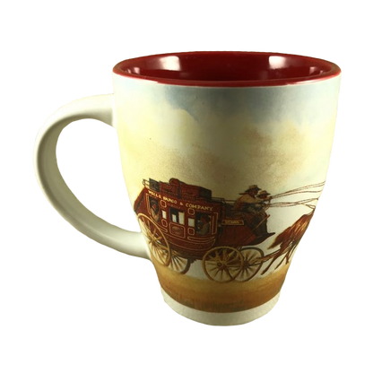 Wells Fargo & Company Stagecoach Being Pulled By Horses Mug