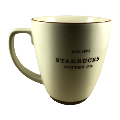 Starbucks Coffee Co. ESTD 1971 With Brown Trim Mug