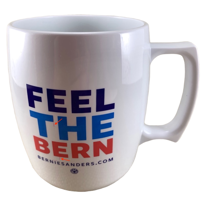 Feel The Bern Bernie Sanders Plastic Mug
