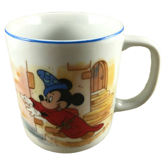 The Sorcerer's Apprentice Mickey Mouse Fantasia Wizard Mug Disneyland Disney World