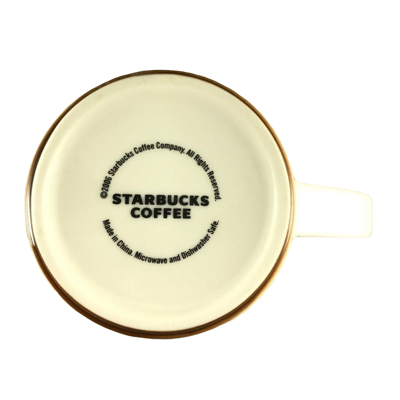 Starbucks Coffee Co. ESTD 1971 With Brown Trim Abbey 18oz 2006 Mug