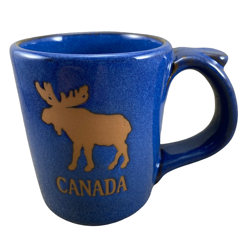 Canada Moose Etched Mug