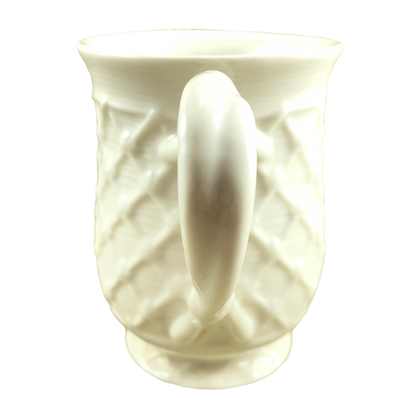 Victorian Bird Embossed Lattice Gracie China Mug Coastline Imports