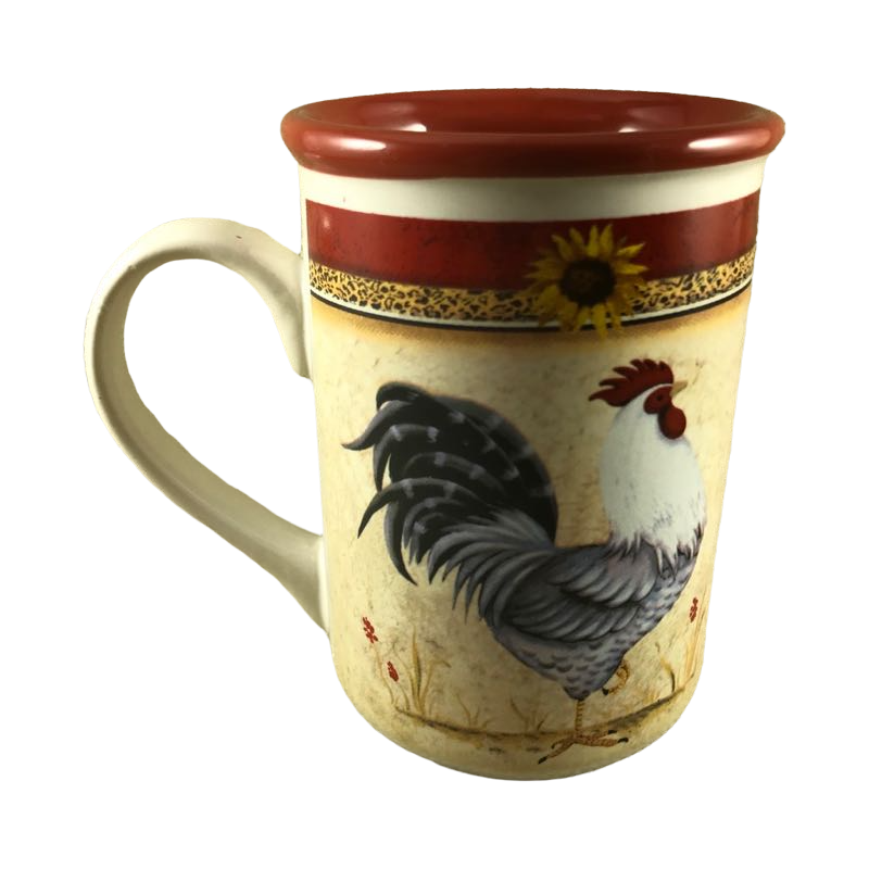 Daybreak Rooster And Sunflower Mug Gibson