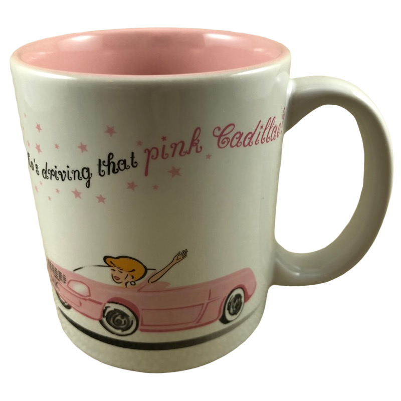 Who's Driving that Pink Cadillac? Mug Mary Kay