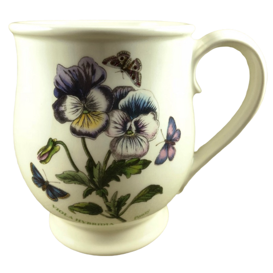 Viola Hybridia Pansy Susan Williams-Ellis Botanic Garden Bristol Mug Portmeirion