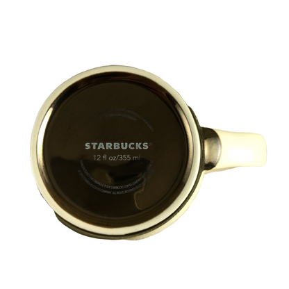 Bronze Metallic And Cream Two Tone Mug Starbucks